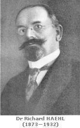 Dr Richard HAEHL (1873—1932)